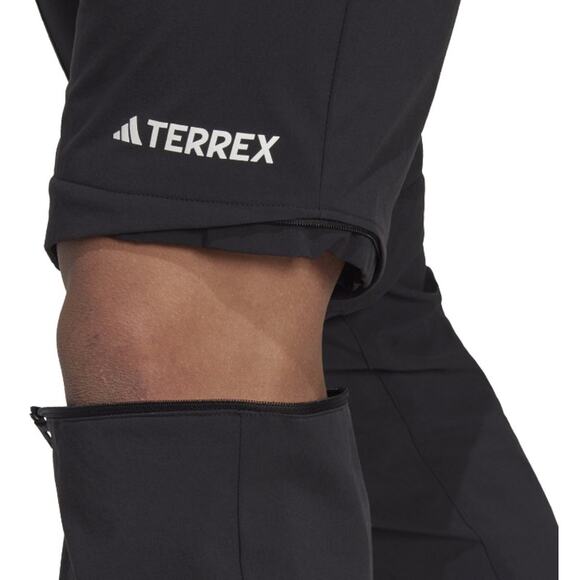 Adidas Men's Black Terrex Utilitas Hiking Zip-Off Pants Size L - Picture 10 of 10